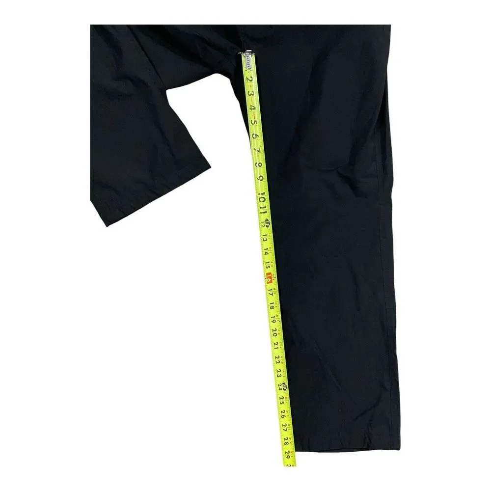 Eddie Bauer Fleece Lined Pants‎ Size 38x30 Black Men's Hike Hunt